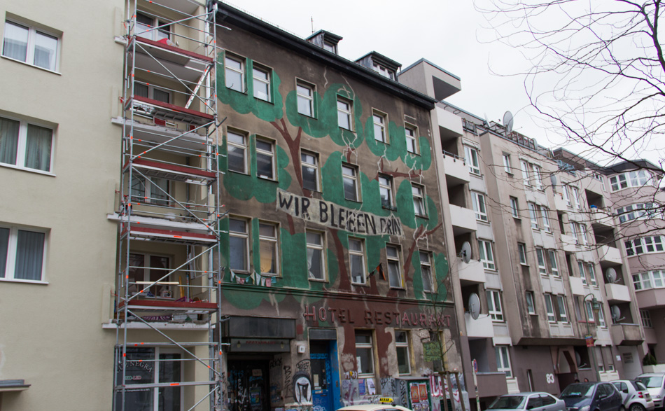 Das Haus in der Waldemarstraße 81: "Wir bleiben drin"